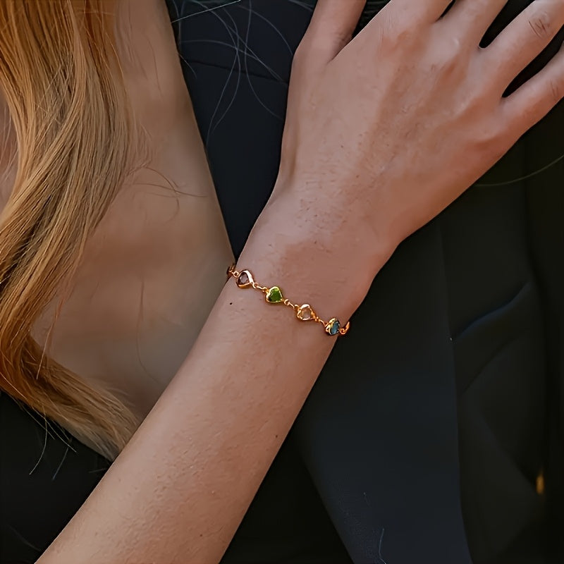 CECÍLIA | Pulseira em formato de coração