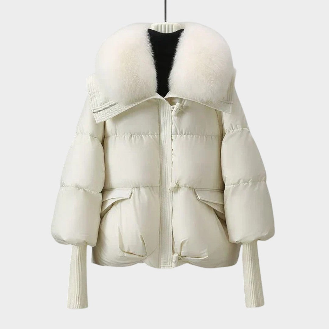 VELA | Jaqueta puffer de gola alta