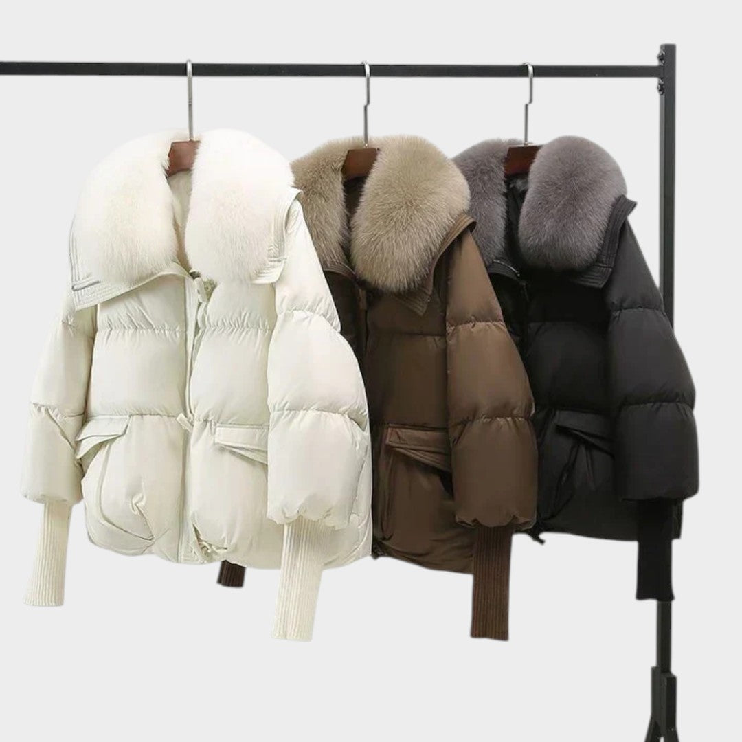 VELA | Jaqueta puffer de gola alta