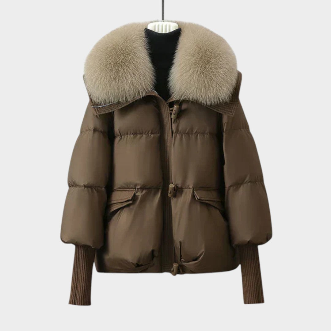 VELA | Jaqueta puffer de gola alta