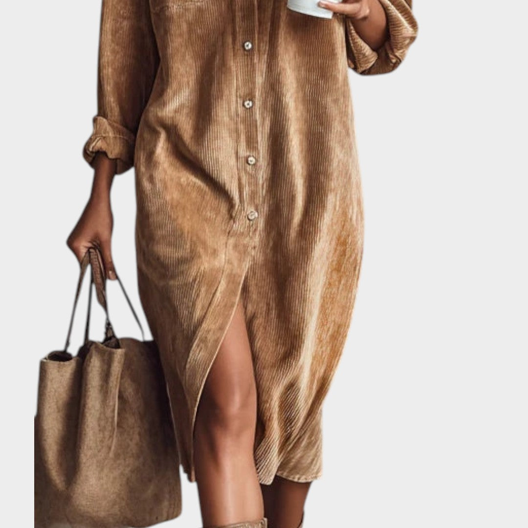 MARIA | Vestido com botões frontais