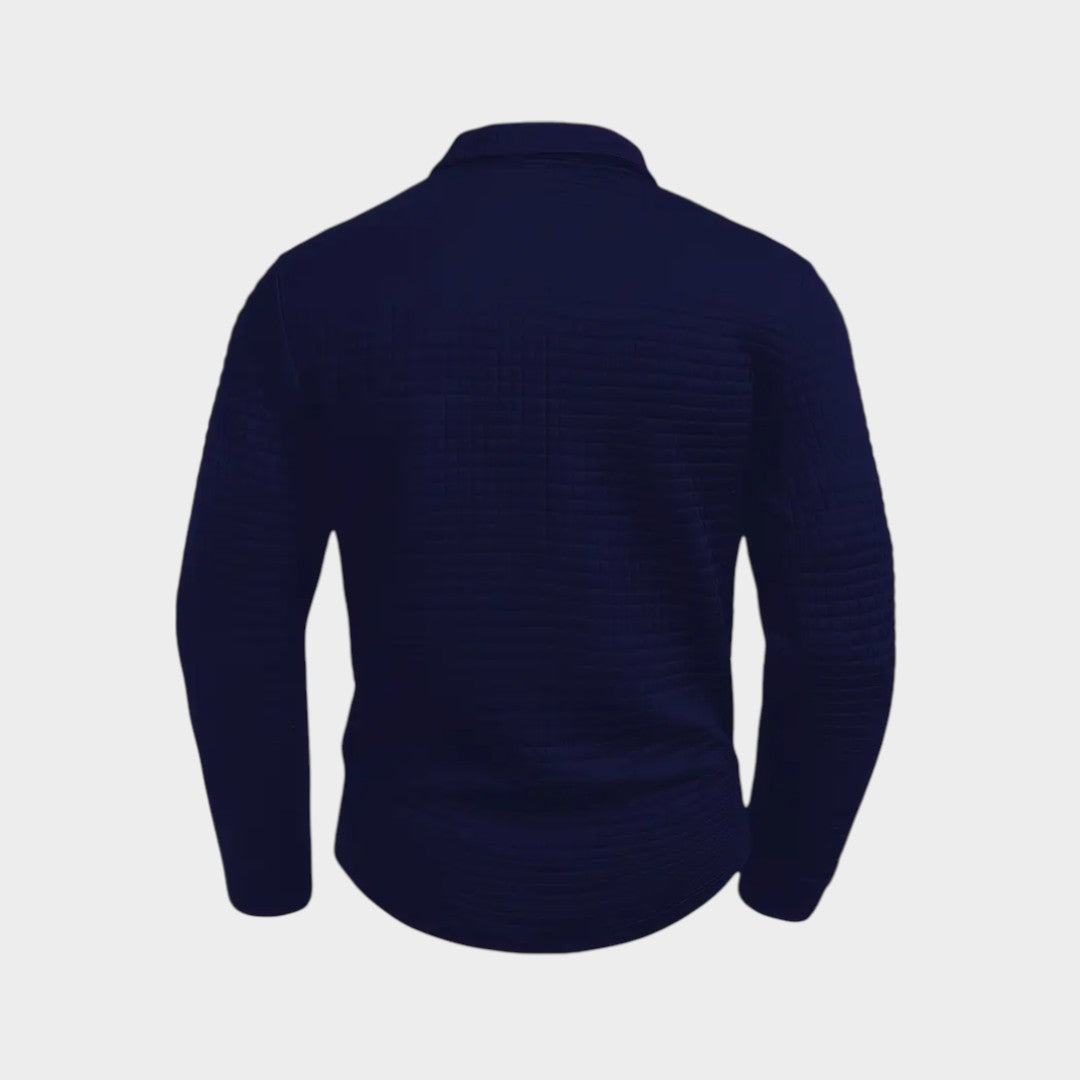 THEO | Polo com textura waffle