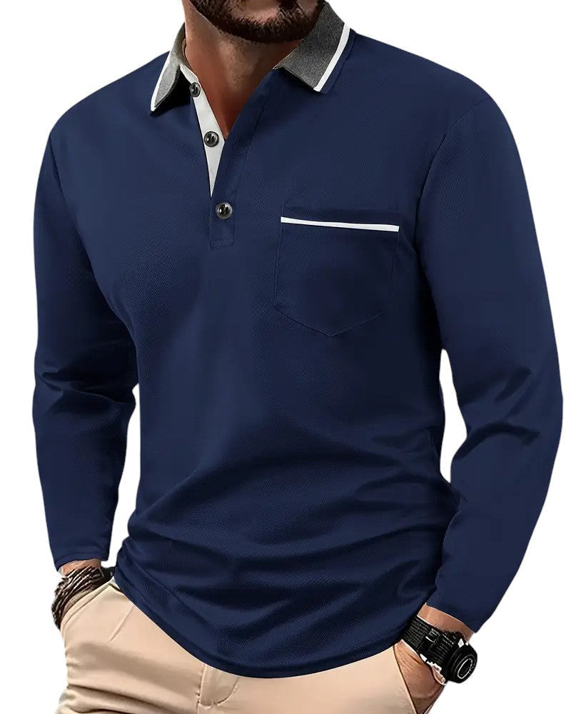 LARSEN | Polo de manga longa