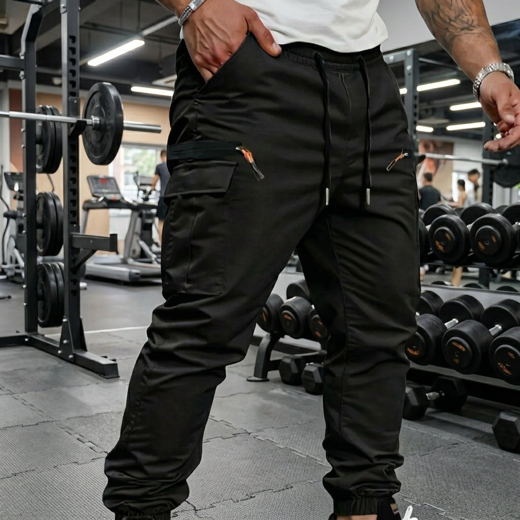 LUCAS | Calça jogger cargo elástica