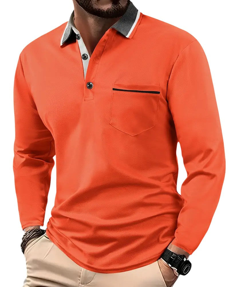 LARSEN | Polo de manga longa