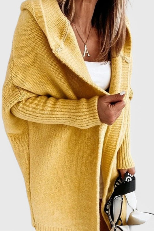 MARIA CLARA CLARA | Cardigã com capuz oversized