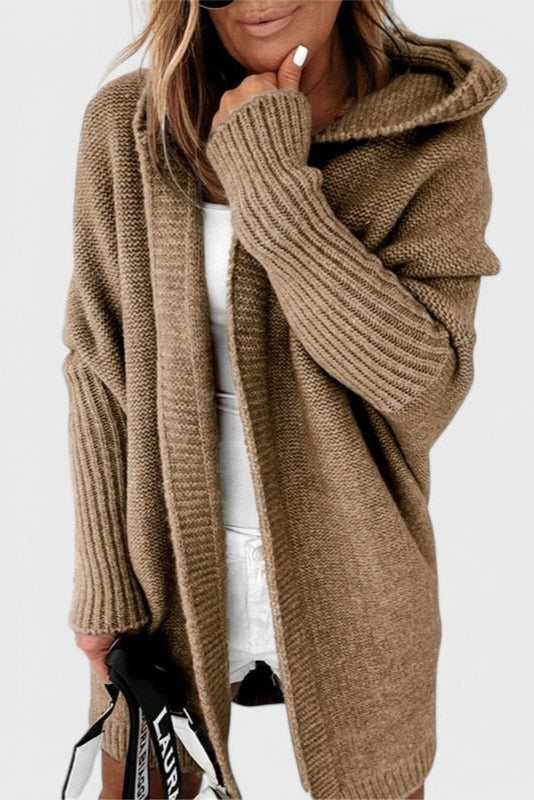 MARIA CLARA CLARA | Cardigã com capuz oversized