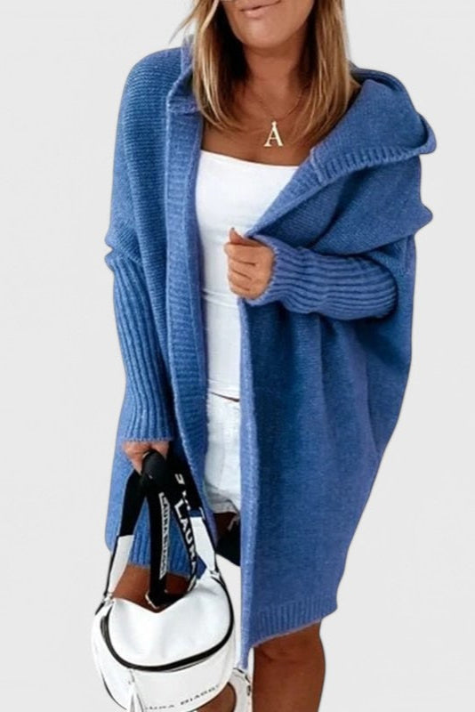 MARIA CLARA CLARA | Cardigã com capuz oversized