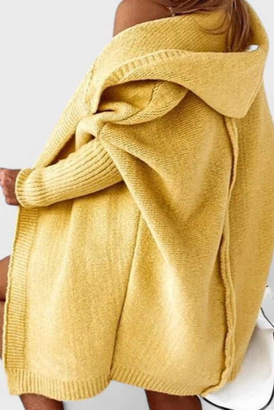 MARIA CLARA CLARA | Cardigã com capuz oversized