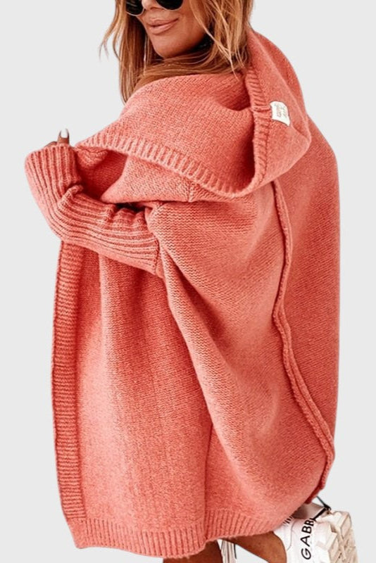 MARIA CLARA CLARA | Cardigã com capuz oversized