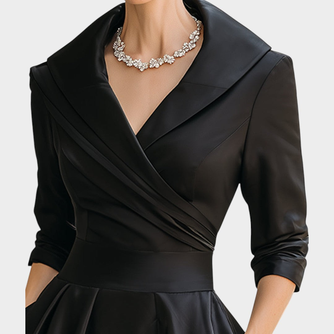 DONA | Vestido midi transpassado