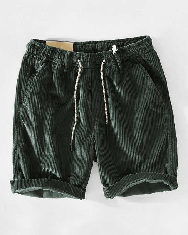 DAVI | Short de veludo cotelê