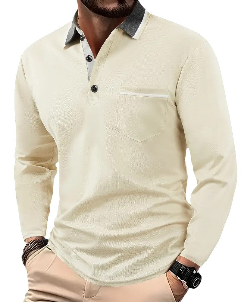 LARSEN | Polo de manga longa