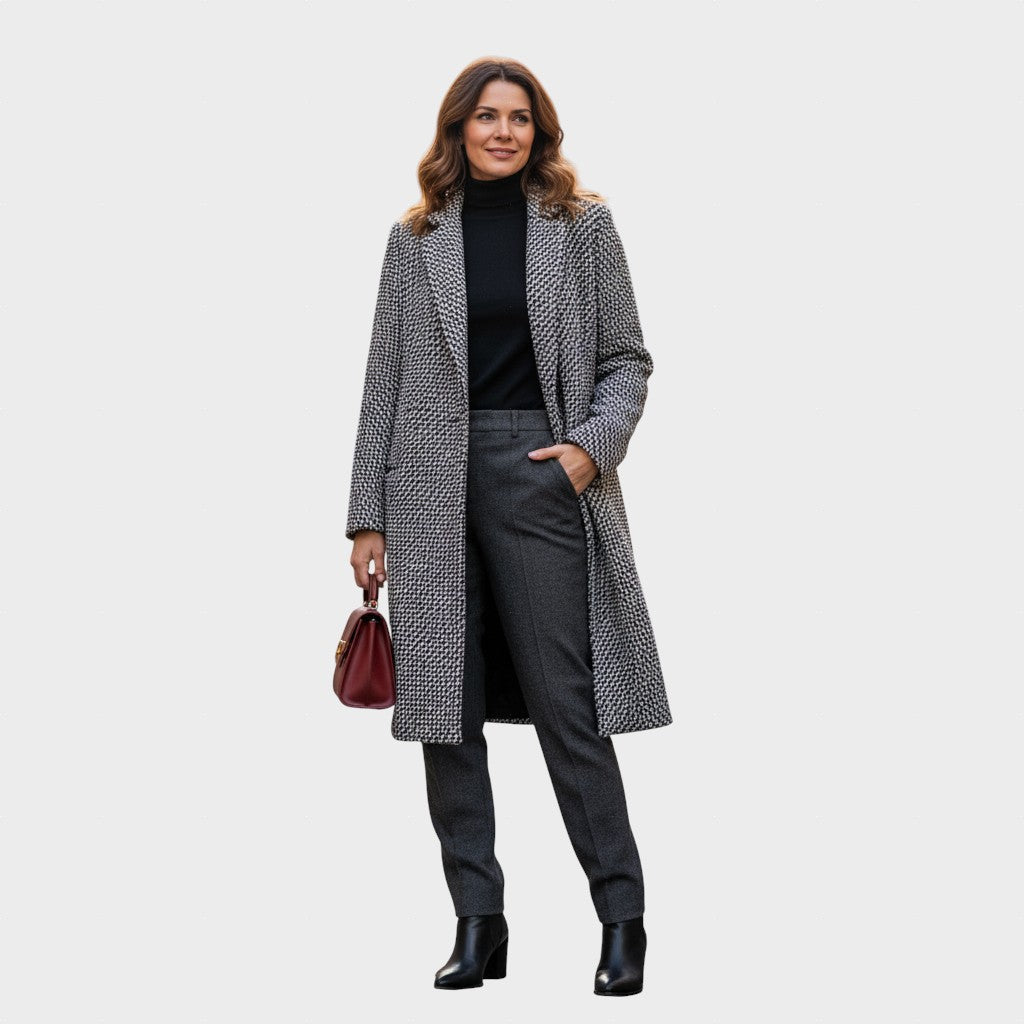 VALENTINA | Casaco longo estampado