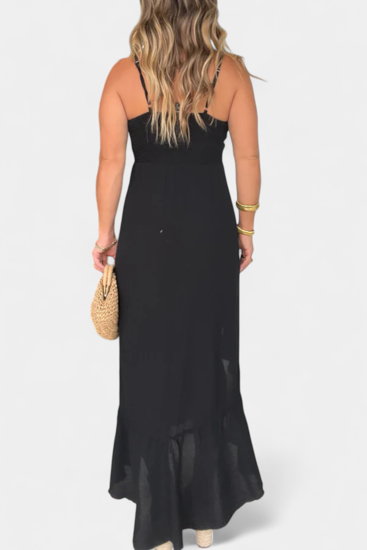 KAILANI | Vestido maxi com decote em V