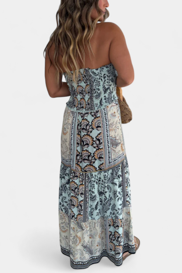 EDURNE | Vestido longo floral