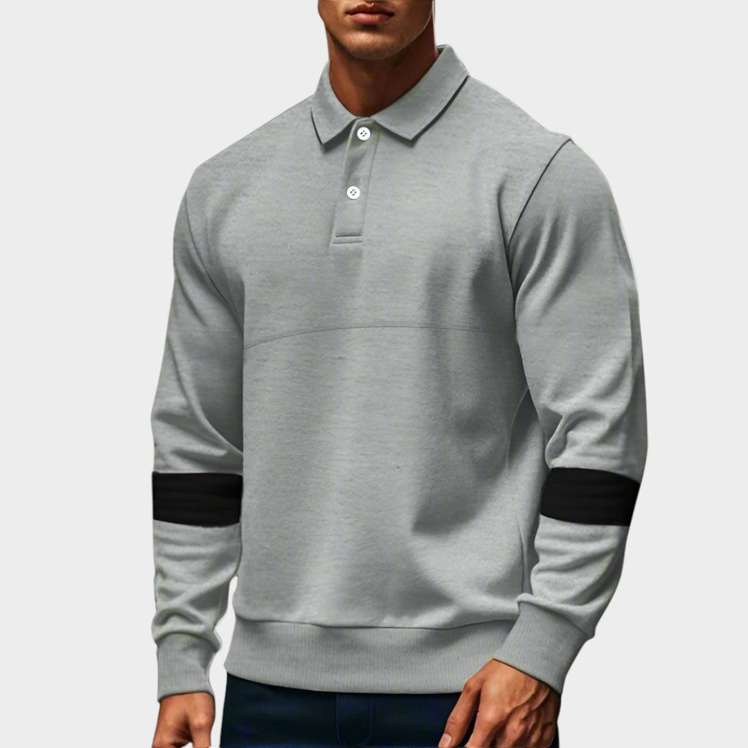 STRATUS | Suéter polo de gola clássica