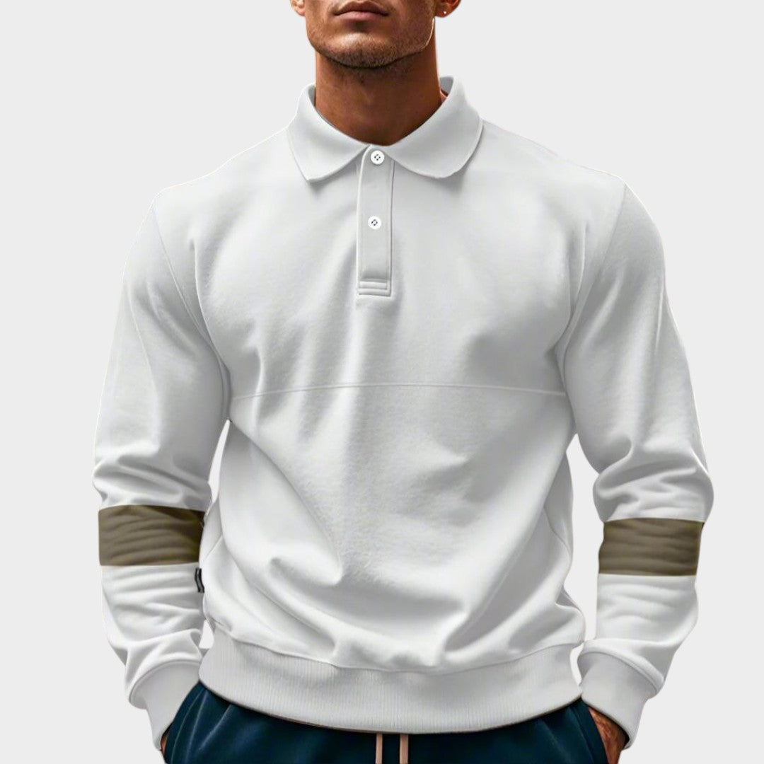 STRATUS | Suéter polo de gola clássica