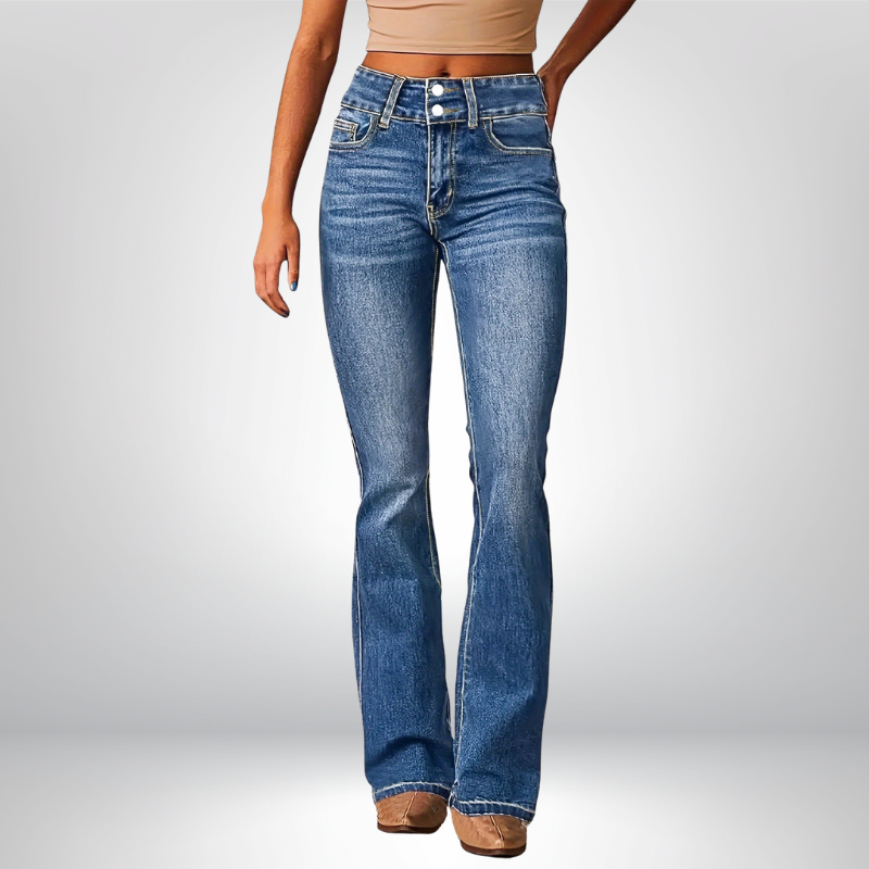 DIANA | Calça jeans de cintura alta