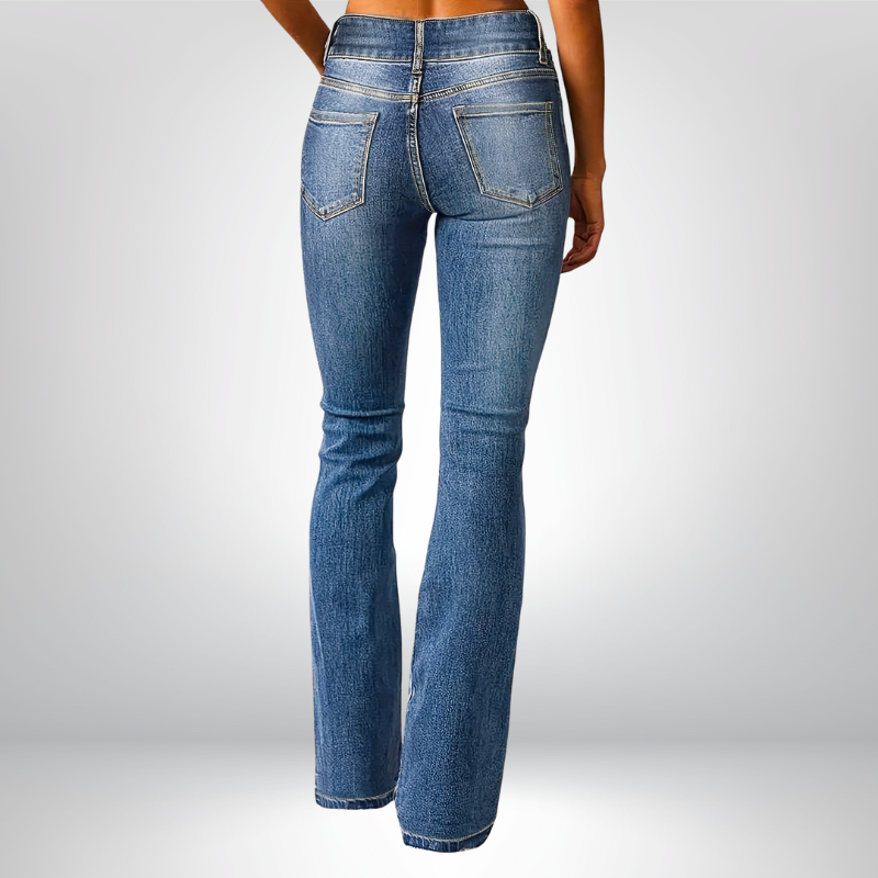DIANA | Calça jeans de cintura alta