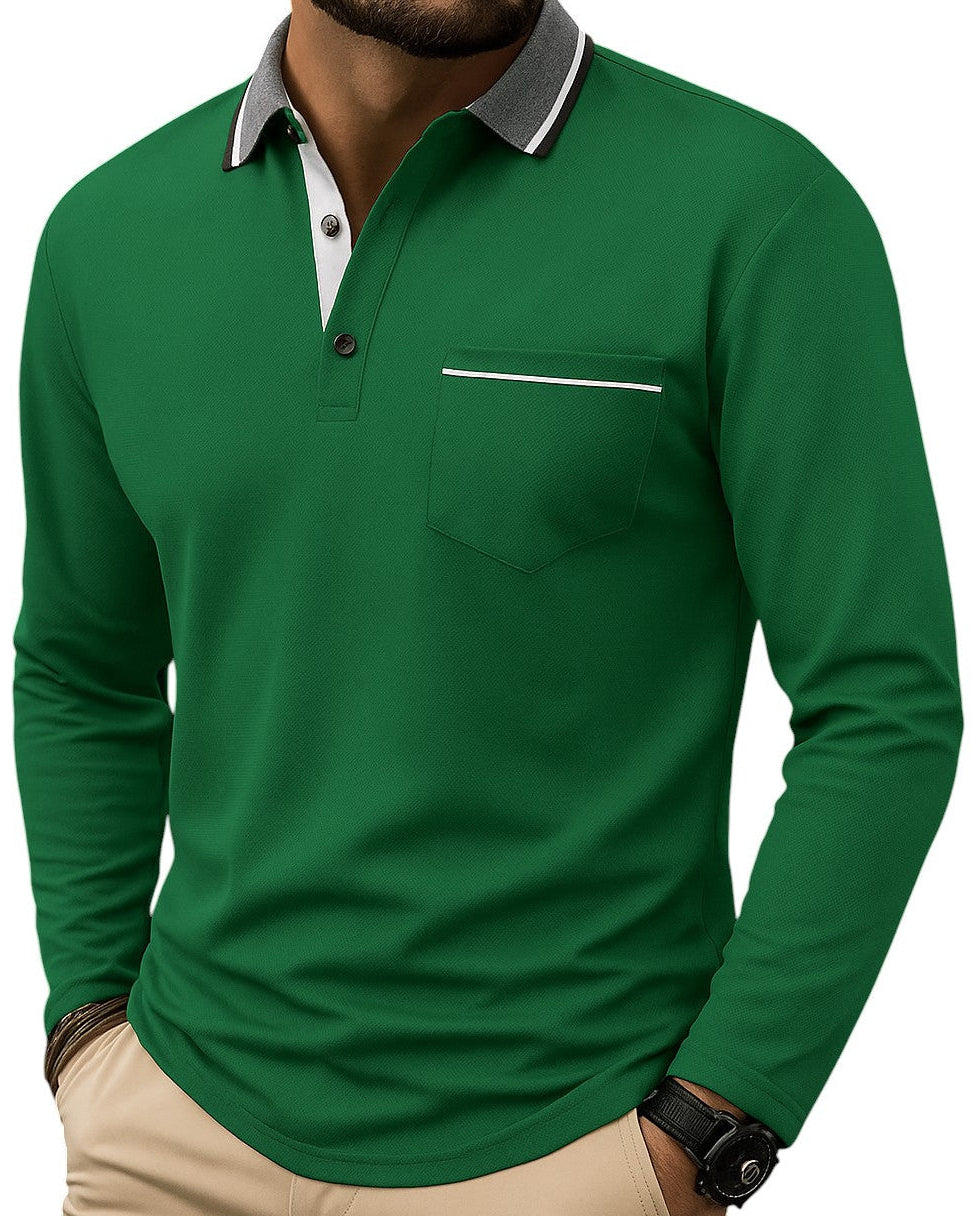 LARSEN | Polo de manga longa