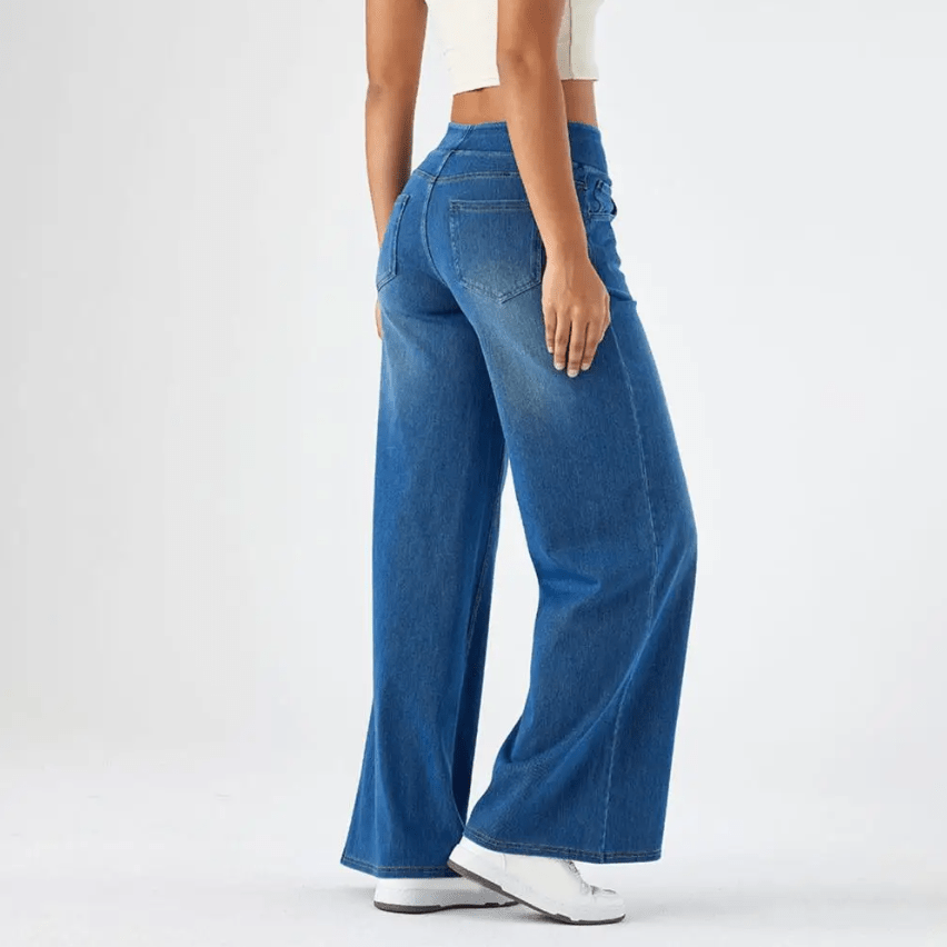 ELISA | Calça jeans de cintura alta
