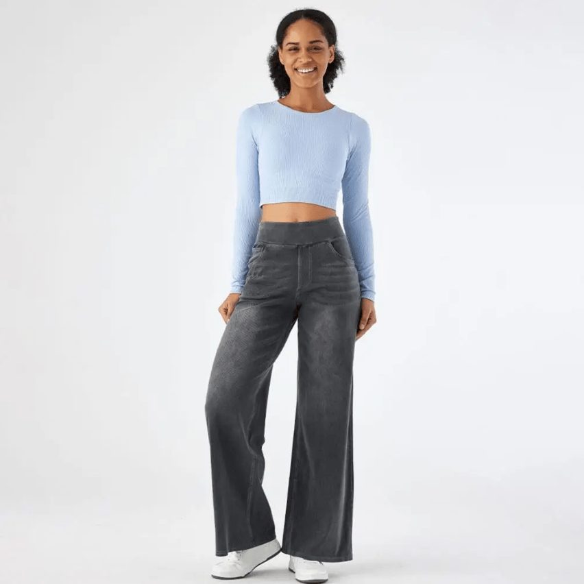 ELISA | Calça jeans de cintura alta