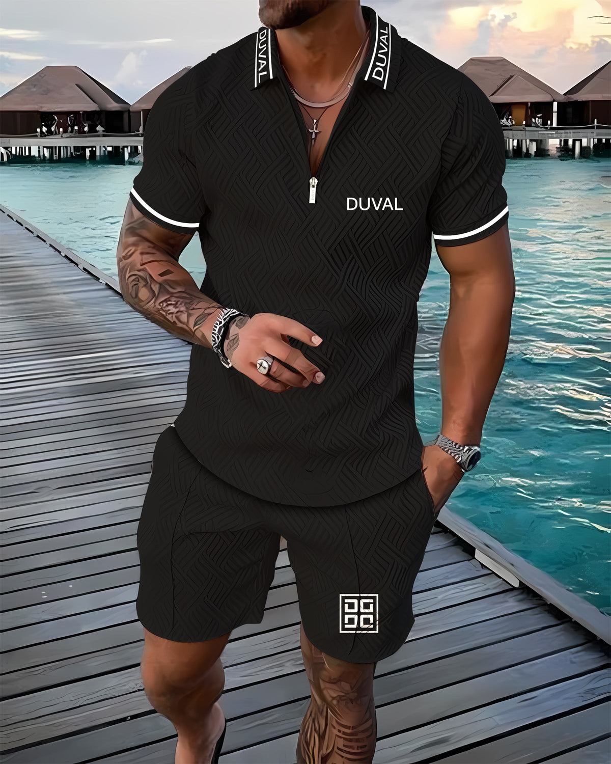 BENÍCIO | Conjunto com short estampado