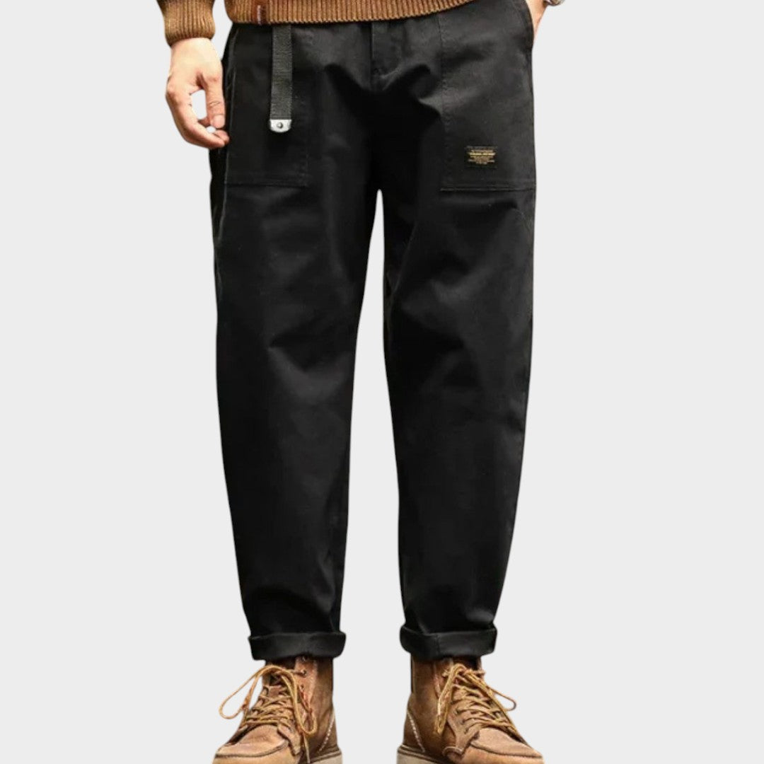 RAFAEL | Calça cargo de corte reto
