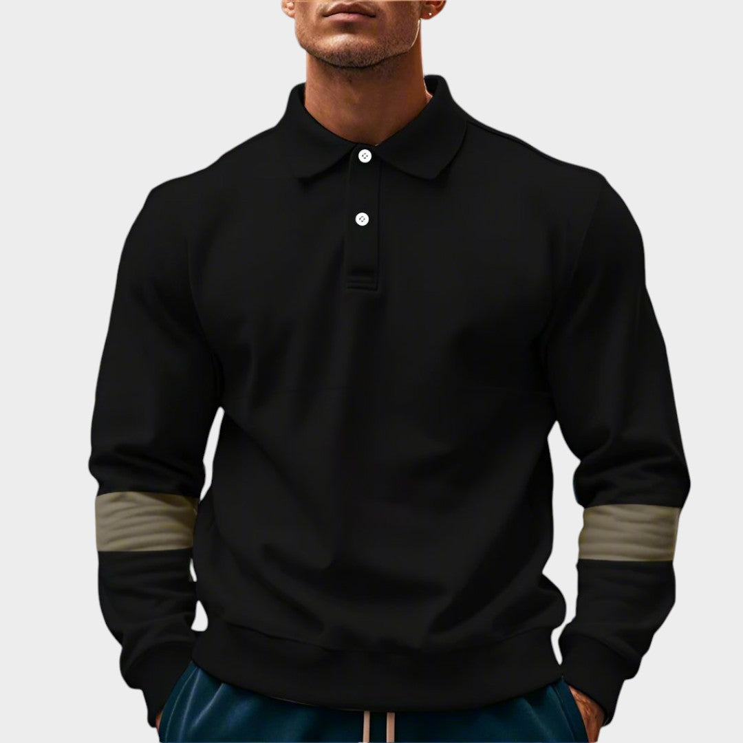 STRATUS | Suéter polo de gola clássica