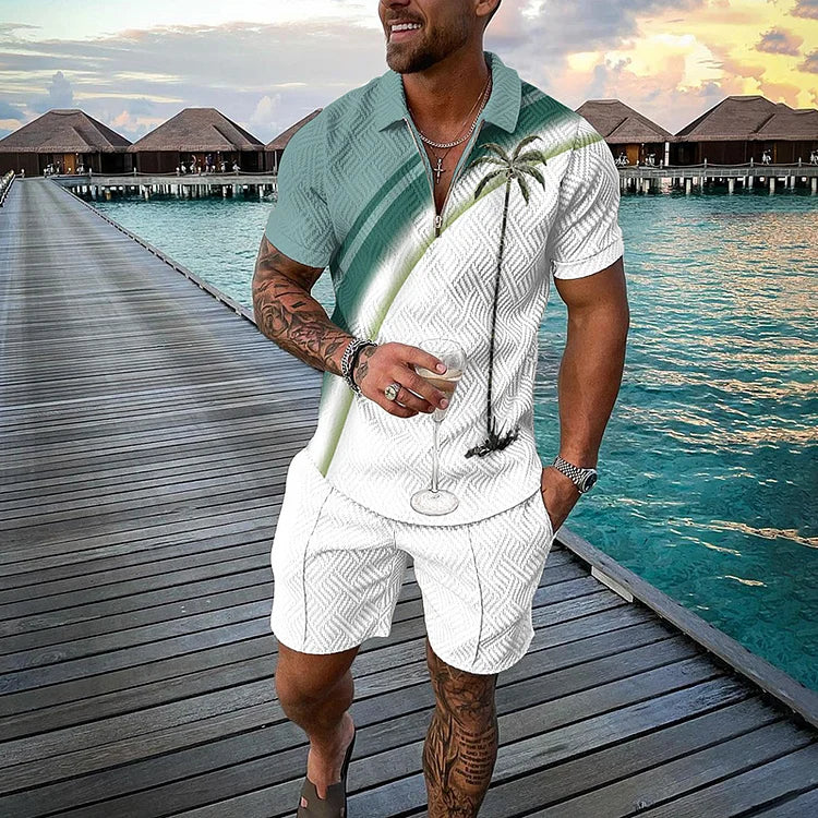 GUSTAVO | Conjunto estampado com shorts