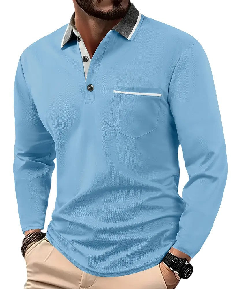 LARSEN | Polo de manga longa