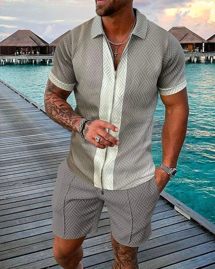 ÁLVARO | Conjunto com shorts estampado