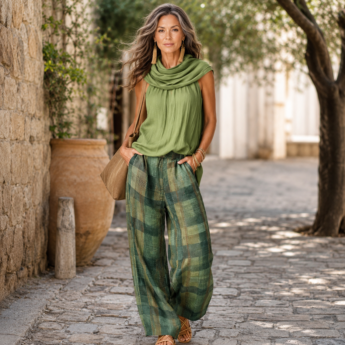 ALICE | Conjunto com calça ampla